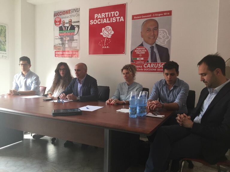 Il Psi nega accordi con Lenti e Trombino: «Socialisti coloro iscritti al Partito»