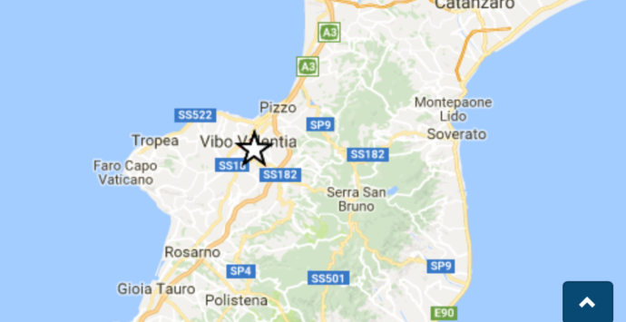 Scossa di terremoto in provincia di Vibo Valentia, paura nella popolazione