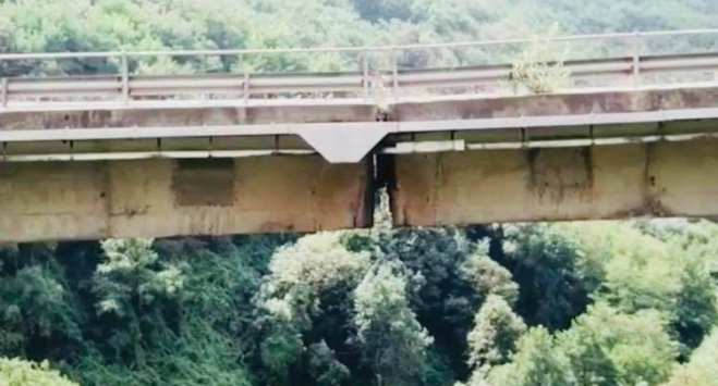 L’allarme sul web: «Il ponte di San Fili è a rischio crollo»