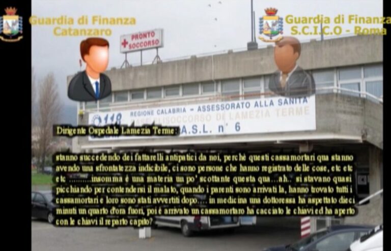L’ospedale di Lamezia Terme in mano alla ‘ndrangheta: anche medici arrestati