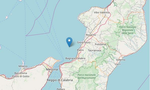 Trema due volte la Calabria Sud-occidentale: epicentro Palmi
