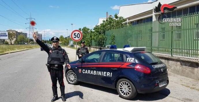 Cosenza, i controlli dei carabinieri effettuati tra il 25 aprile e 1 maggio