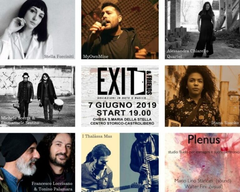 Castrolibero, 12 musicisti e una visual artist  per “Exit & Friends”