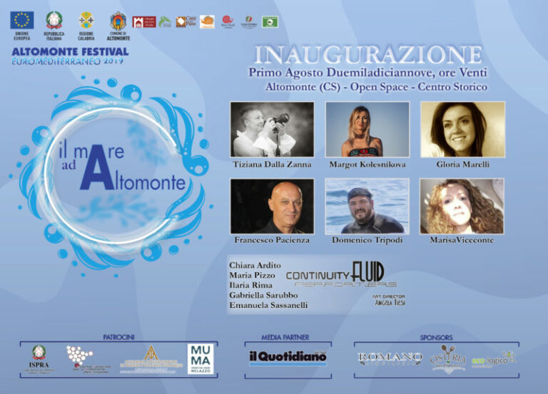 “Il Mare ad Altomonte" apre il Festival Euromediterraneo