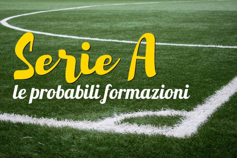 Serie A: le probabili formazioni della tredicesima giornata
