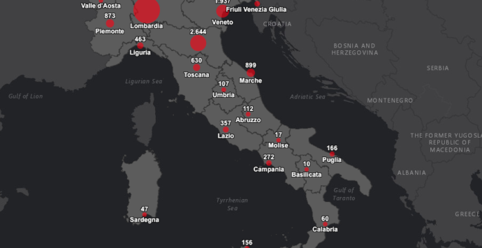 In Calabria 60 casi di coronavirus: peggiora la situazione a Cosenza