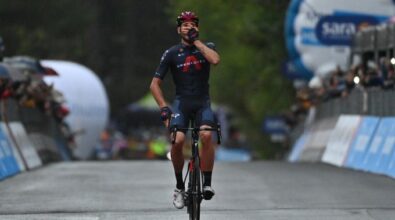 Giro d’Italia, a Camigliatello è un trionfo per Ganna