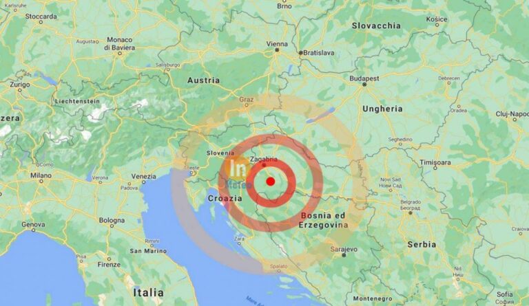 Terremoto in Croazia di magnitudo 6.3: morta una 12enne
