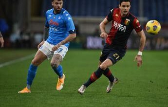 Genoa-Napoli 2-1, doppio Pandev stende gli azzurri
