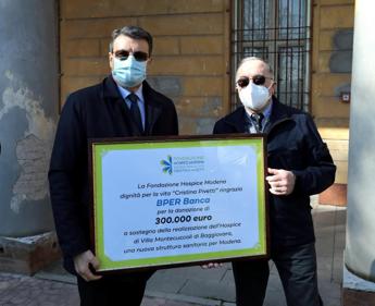 Da Bper Banca sostegno a Fondazione Hospice Modena