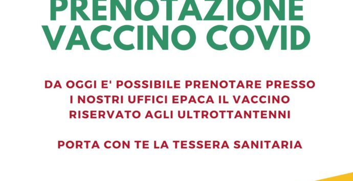 Coldiretti Calabria: servizio prenotazione vaccinazioni agli ultraottantenni