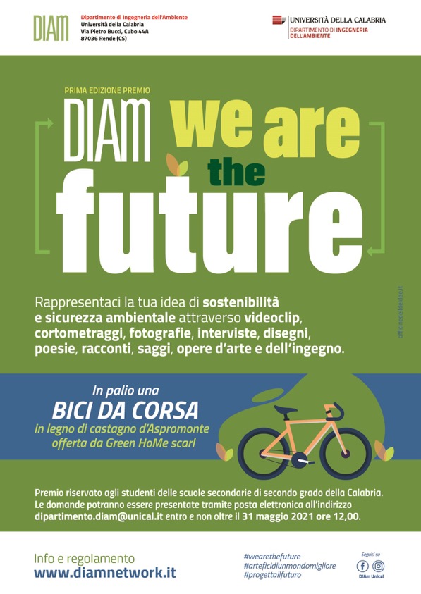 Unical, prima edizione del premio “Diam – We are the future”