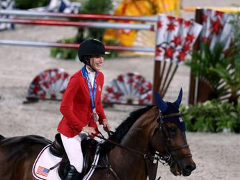Tokyo 2020, equitazione: Jessica Springsteen argento nel salto ostacoli a squadre