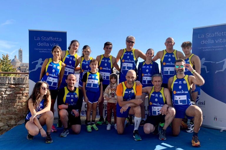 La CorriCastrovillari vince la medaglia di bronzo ai Campionati Nazionali ASI a Siena