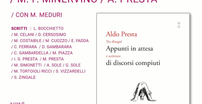 Il libro di Aldo Presta, mercoledì 7, al Chiostro di San Domenico a Cosenza