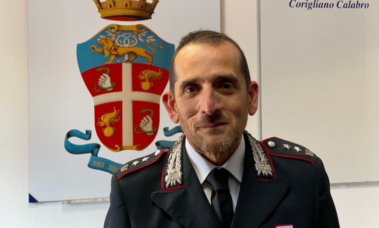 Reparto dei Carabinieri di Corigliano Rossano: s’insedia il tenente colonnello Raffaele Giovinazzo