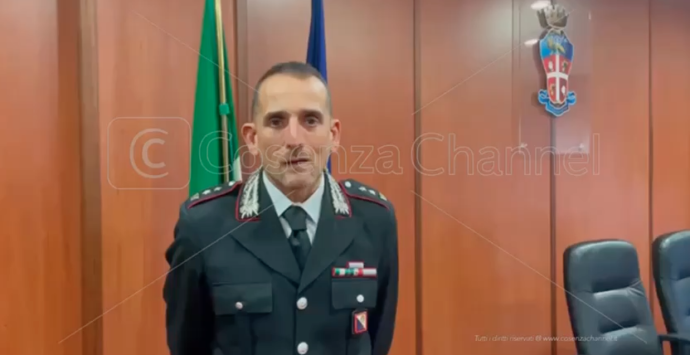 Corigliano Rossano, carabinieri: ai vertici del Reparto arriva il tenente colonnello Raffaele Giovinazzo