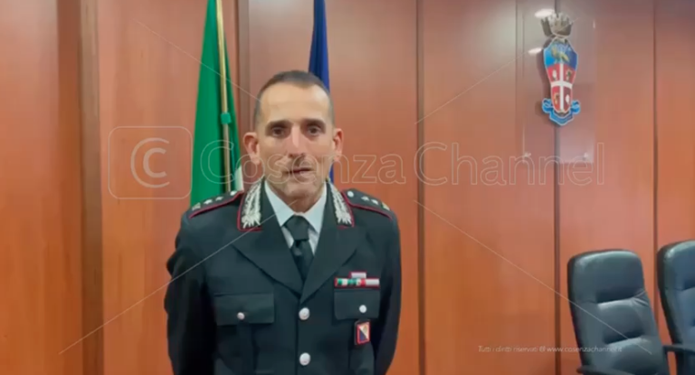 Corigliano Rossano, carabinieri: ai vertici del Reparto arriva il tenente colonnello Raffaele Giovinazzo