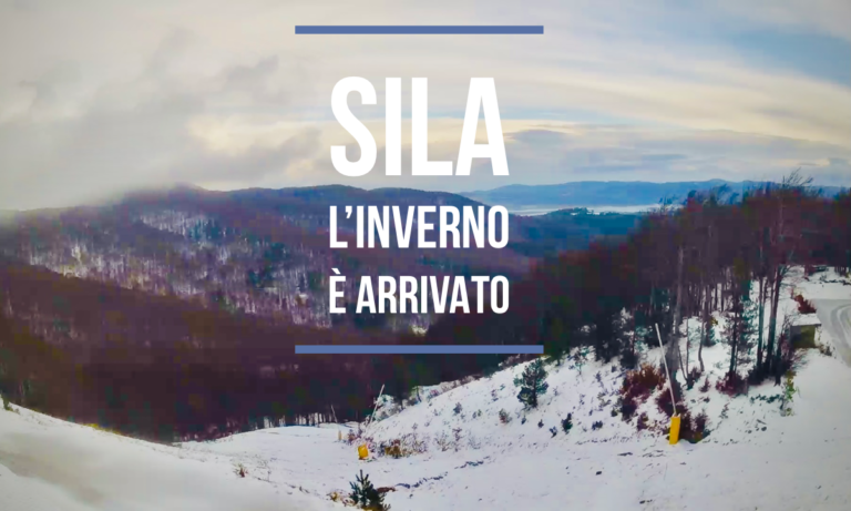 Sila, cade la neve su Botte Donato. Il paesaggio è da fiaba (FOTO E VIDEO)