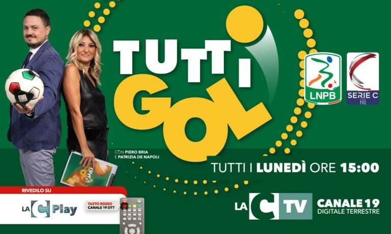 Tuttigol, Gerbo e Gianni Di Marzio tra gli ospiti della puntata odierna su LaC Tv