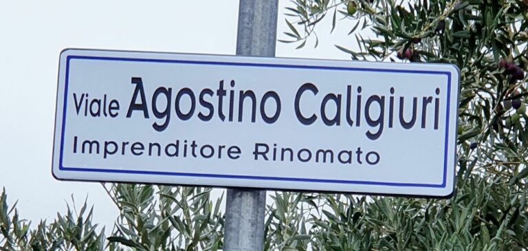 Castrovillari, intitolato un viale all’ex presidente Agostino Caligiuri