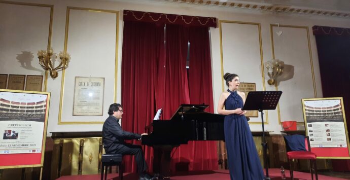 Il soprano Giorgia Teodoro e il pianista Luigi Stillo incantano al Rendano