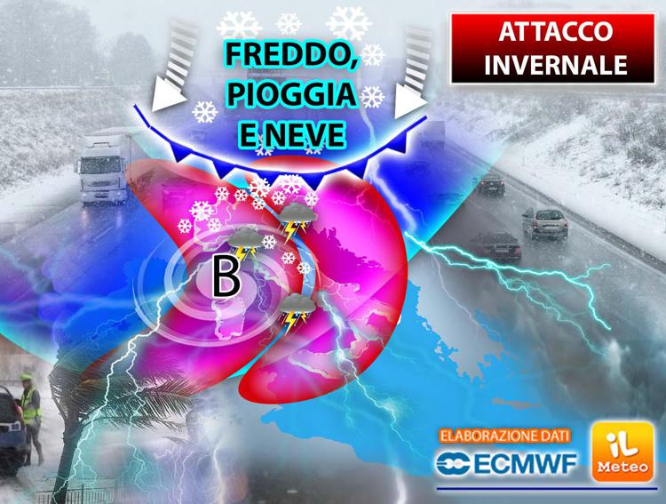 Previsioni meteo, da giovedì torna il maltempo su tutta l’Italia