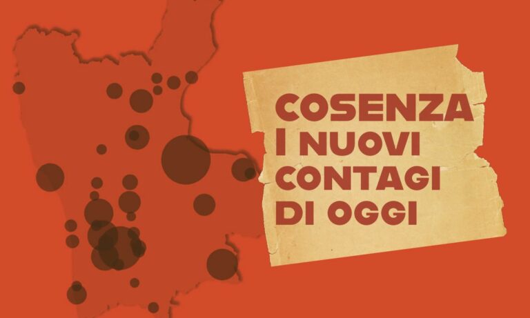 Nuovi casi in provincia di Cosenza: ecco l’elenco completo dei contagi Covid