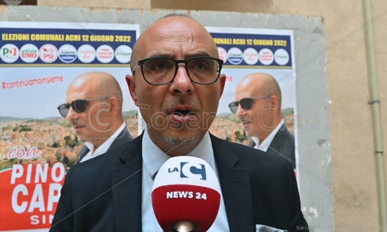 Elezioni Acri, Capalbo: «Patto di legalità? Nessuno mi ha invitato formalmente»
