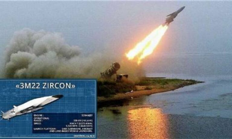 Russia, lancio di prova del missile ipersonico Zircon