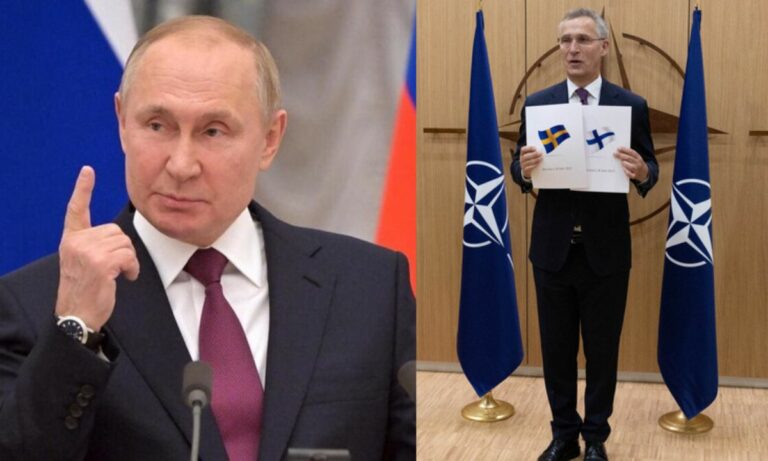 Putin minaccia la Nato: «Risposta Russia in caso di basi in Svezia e Finlandia»
