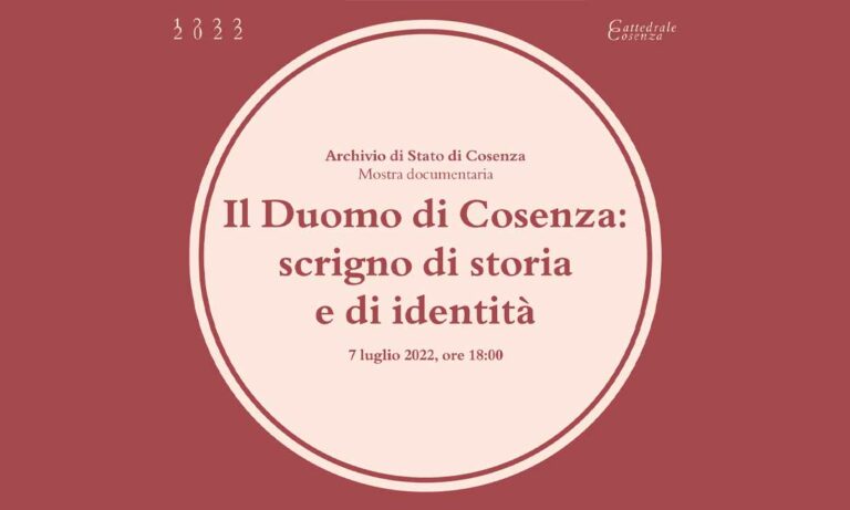“Il Duomo di Cosenza: scrigno di storia e di identità”. Via alla mostra documentale