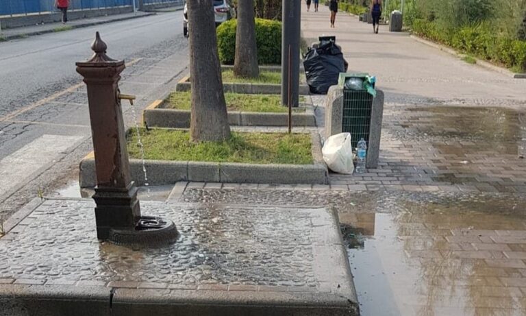 Praia, vandalizzate fontanelle per tre volte in pochi giorni: l’amministrazione le chiude