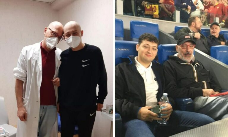 Laziale e romanista assieme al derby: uno è il paziente, l’altro il medico che gli ha salvato la vita
