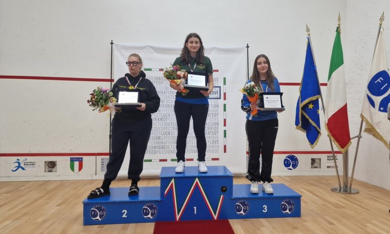 Squash, l’atleta cosentina Flavia Miceli è campionessa italiana giovanile
