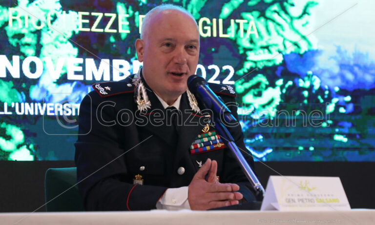 “Educare per Amare”, il Generale Salsano: «Vogliamo far crescere la Calabria» | VIDEO
