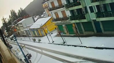 Maltempo in Calabria, prime nevicate sulla Sila cosentina