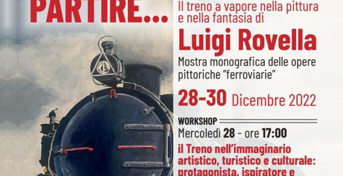 “Partire”, la mostra monografica di Luigi Rovella sui treni a vapore