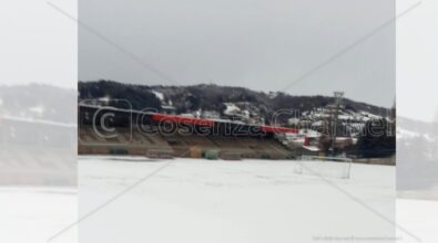 Troppa neve sul terreno di gioco del comunale di Acri: rinviata la partita con la Morrone