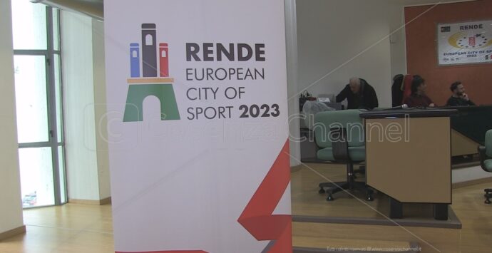 Rende Città Europea dello Sport 2023, Gagliardi: «Vetrina prestigiosa»