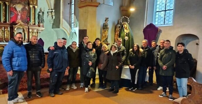 La Madonna Addolorata da Luzzi ad Unterhaching. Folla di fedeli anche in Germania