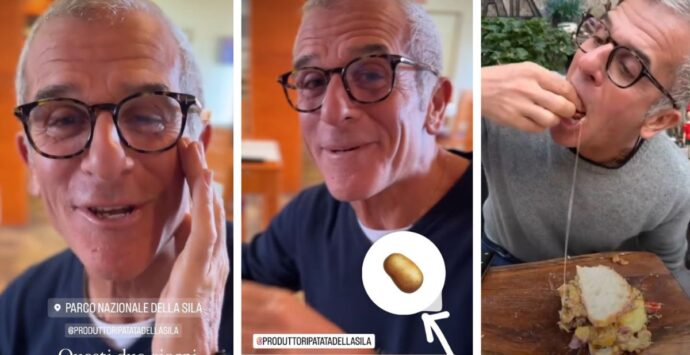 Lo chef Max Mariola stregato dalla Sila. Su Instagram cucina la “famosa patata”