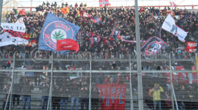 Perugia-Cosenza: il dato definitivo dei supporter rossoblù al Curi