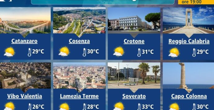 Meteo per Ferragosto: le previsioni nelle principali località della Calabria