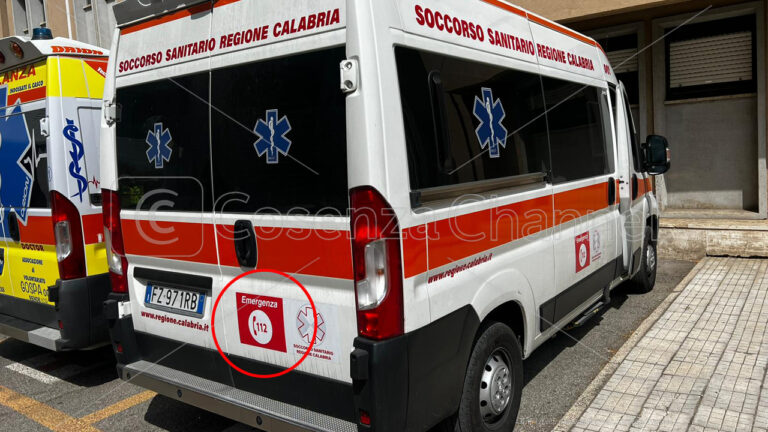 L’Asp di Cosenza si porta avanti: c’è il 112 sulle ambulanze, ma rispondono ancora i Carabinieri