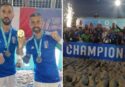 Amantea esulta, Alessandro Miceli è campione d’Europa di beach soccer