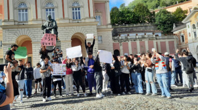 Studenti dell’IIS ITE Cosentino-IPAA Todaro protestano davanti alla Provincia
