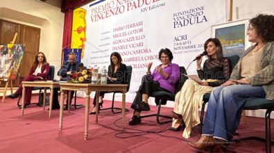 Acri, donne protagoniste al Premio Padula: presentato il romanzo di Nuccia Benvenuto