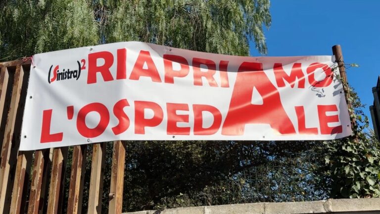 Trebisacce, nuova protesta per la riapertura dell’ospedale Chidichimo