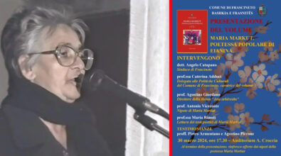 Frascineto, le poesie antifasciste della poetessa arbereshe Maria Markut